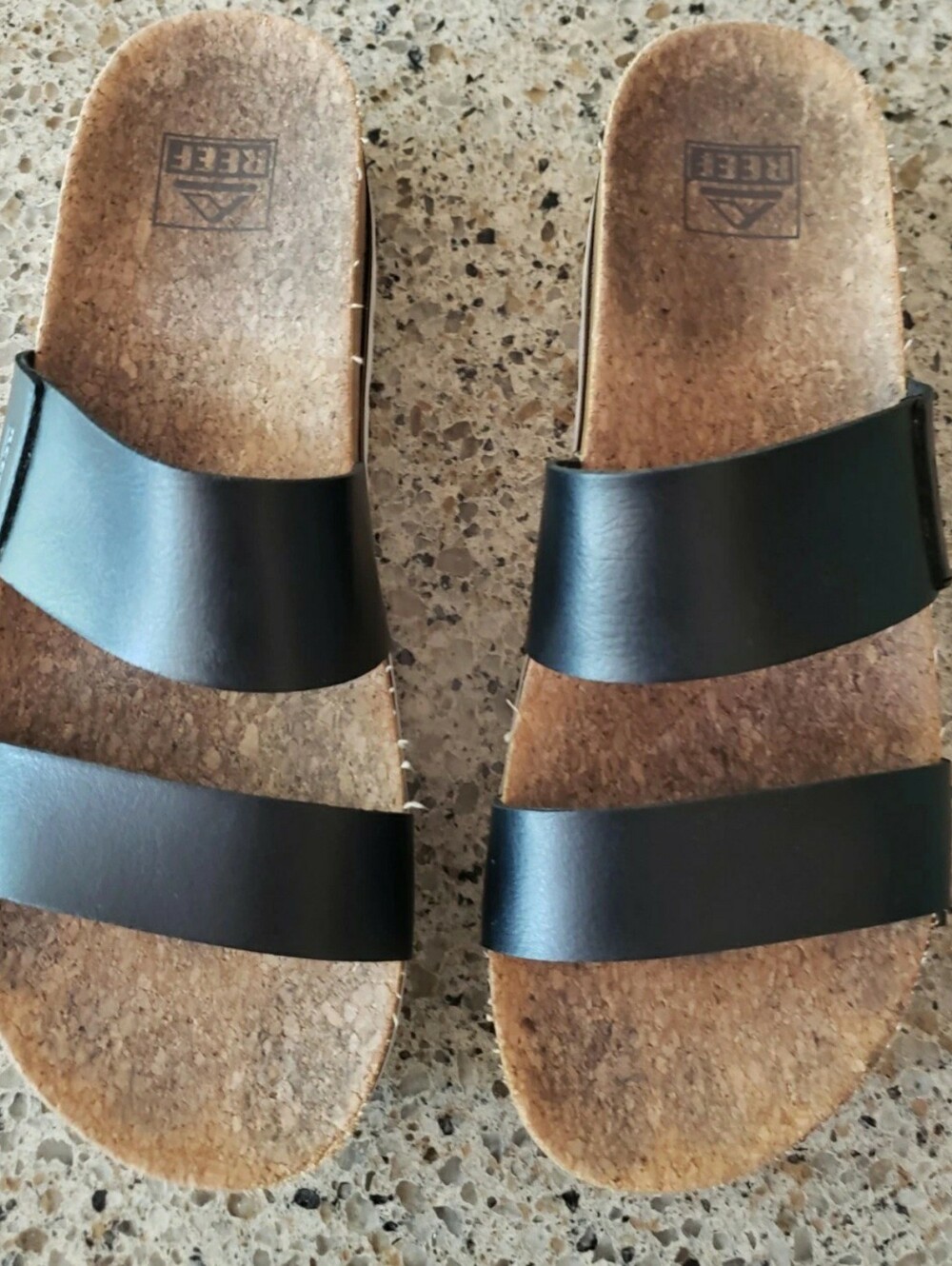 Reef Cushion Vista Hi Slide Sandal Women's  Black